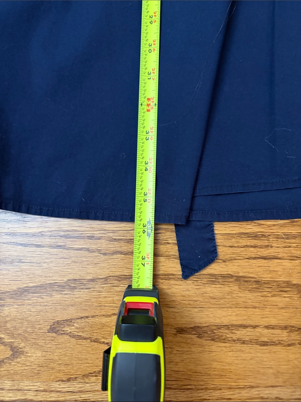 Tommy Hilfiger Women’s Navy Midi Shirt Dress with Bright Blue Trim - Size M - Picture 11 of 11